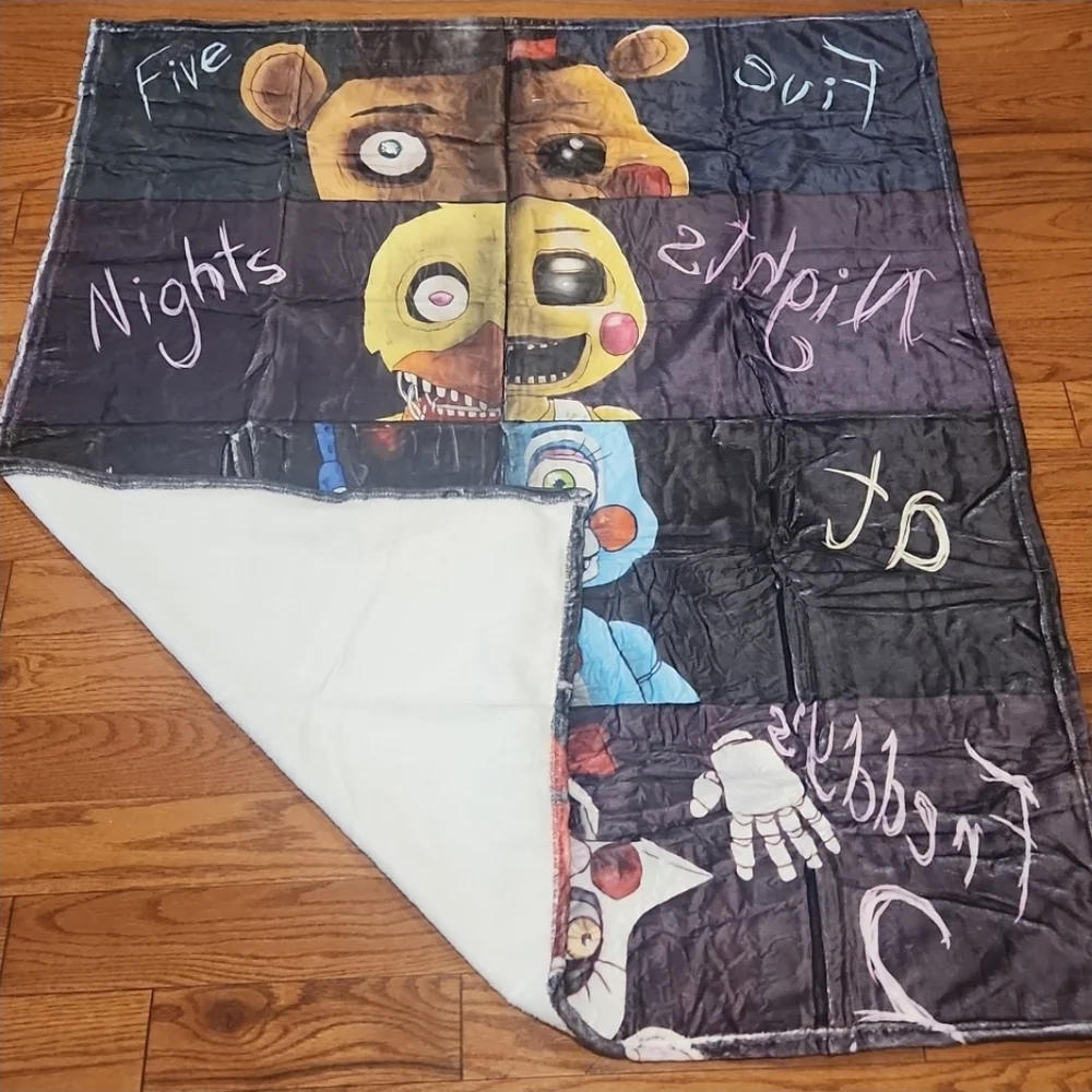 New Five Nights At Freddy's Throw Blanket, 48